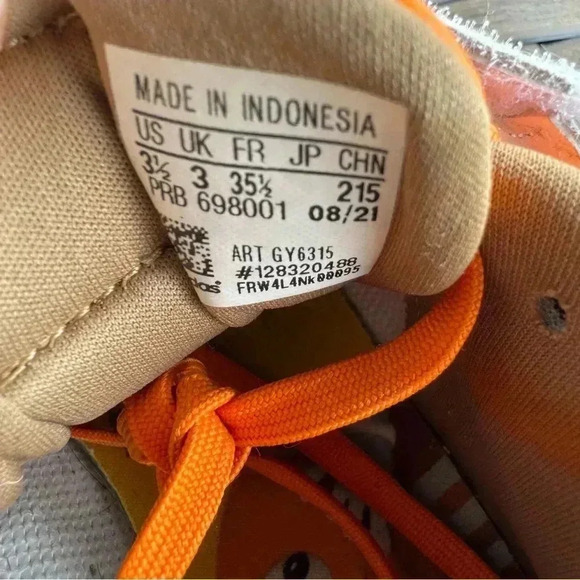 adidas M&M'S Brand Forum Low 84 Velcro Laces Shoes‎ Youth Size 3.5 - Picture 7 of 11